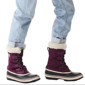 SOREL Purple Waterproof Carnival Winter Boots